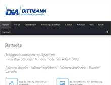 Tablet Screenshot of dia-dittmann.de